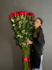 Премиальные эквадорские розы 180 см на заказ
