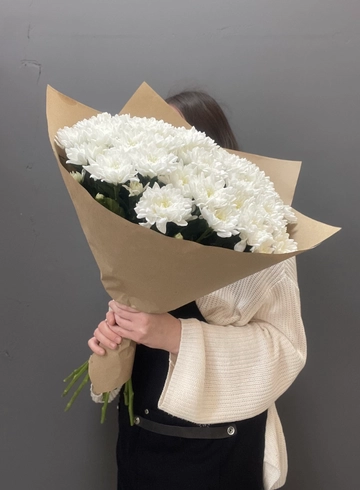 Букет  из хризантем "Балтика" от интернет-магазина цветов в 
