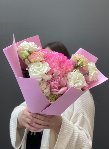 Букет «Розовый туман» от интернет-магазина цветов в 