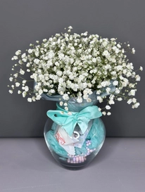 Гипсофила в вазе интерьерной от интернет-магазина «» в 