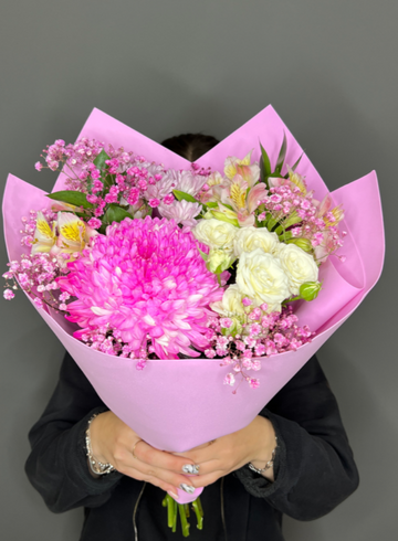 Букет «Розовый рай» от интернет-магазина цветов в 