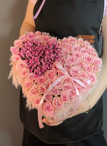 Сердце в сердце  от интернет-магазина цветов в 