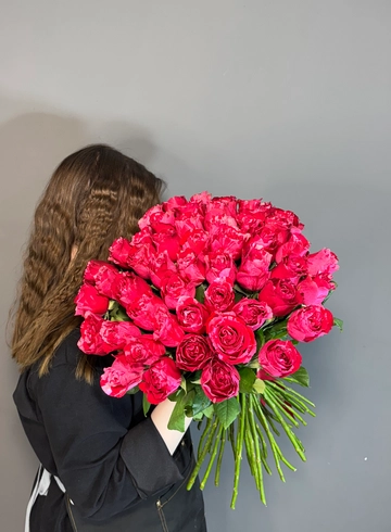 51 мраморных роз от интернет-магазина цветов в 