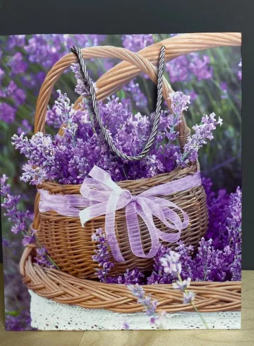 Подарочный пакет 26х10х32см от интернет-магазина цветов в 