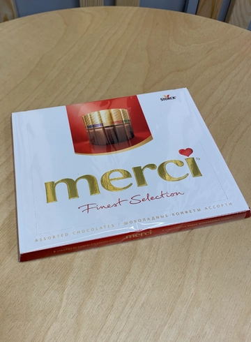 Конфеты «Mersi» от интернет-магазина цветов в 