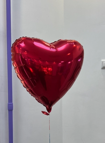 Фольгированный шар «СЕРДЦЕ» (Красный) от интернет-магазина цветов в 