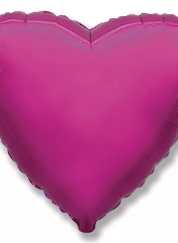 Фольгированный шар «СЕРДЦЕ» (розовый) от интернет-магазина цветов в 
