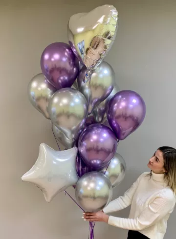 Набор «Металика» от интернет-магазина цветов в 